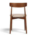 Silla \'Ystad\' - Nogal/beige