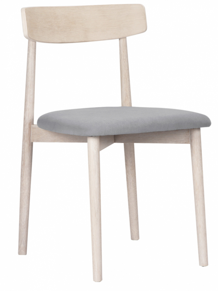 Silla \'Ystad\' - Roble blanco/Gris en el grupo Muebles / Muebles para sentarse / Sillas con Reforma (19791-white-oak-grey)