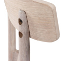 Silla \'Ystad\' - Roble blanco/Beige