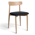 Silla \'Ystad\' - Natural/Negro