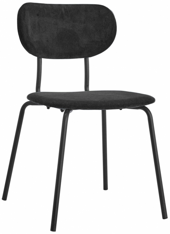 Silla \'Kungsholmen\' - Gris oscuro/Negro en el grupo Muebles / Muebles para sentarse / Sillas con Reforma (19798-black)