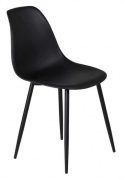 Silla \'Eidsberg\' - Plástico negro
