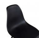 Silla \'Eidsberg\' - Plástico negro