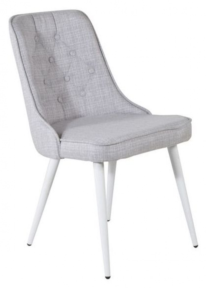 Silla \'Elverum Deluxe\' - Gris claro/Blanco en el grupo Habitaciones con Reforma (19935-005)