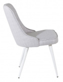 Silla \'Elverum Deluxe\' - Gris claro/Blanco
