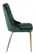 Silla \'Elverum Deluxe\' - Verde/Latón