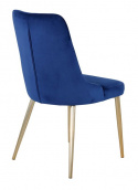 Silla \'Elverum Deluxe\' - Azul/Latón