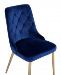 Silla \'Elverum Deluxe\' - Azul/Latón