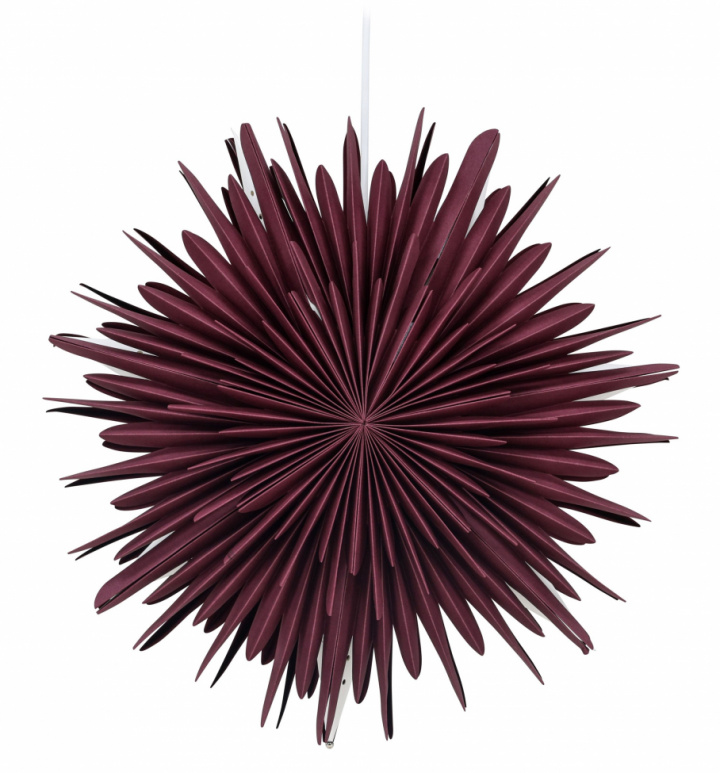 Estrella de Navidad \'Ture\' - Rojo oscuro en el grupo Iluminación / Lámparas / Iluminación navideña con Reforma (20031-112)