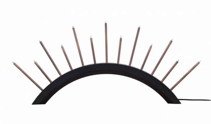 Candelabro de Adviento \'Norrköping\' - Negro en el grupo Iluminación / Lámparas / Iluminación navideña con Reforma (20066-100)