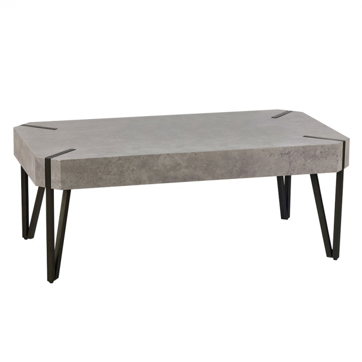 Mesa de centro \'Rustik\' 110x60cm - Negro/Gris en el grupo Muebles / Mesas / Mesa de café con Reforma (2010001155737)