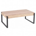 Mesa \'Wood\' 110x64cm - Natural/Negro