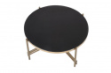 Mesa de centro \'Mare\' - Negro/Dorado