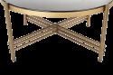 Mesa de centro \'Mare\' - Negro/Dorado
