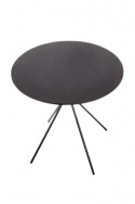 Mesa de comedor \'Fondi\' Redonda 80cm - Negra