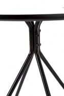 Mesa de comedor \'Fondi\' Redonda 80cm - Negra