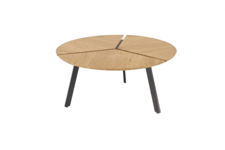 Mesa de centro \'Berga\' Redonda 86cm - Natural/Negra en el grupo Muebles / Mesas con Reforma (2010001170600)