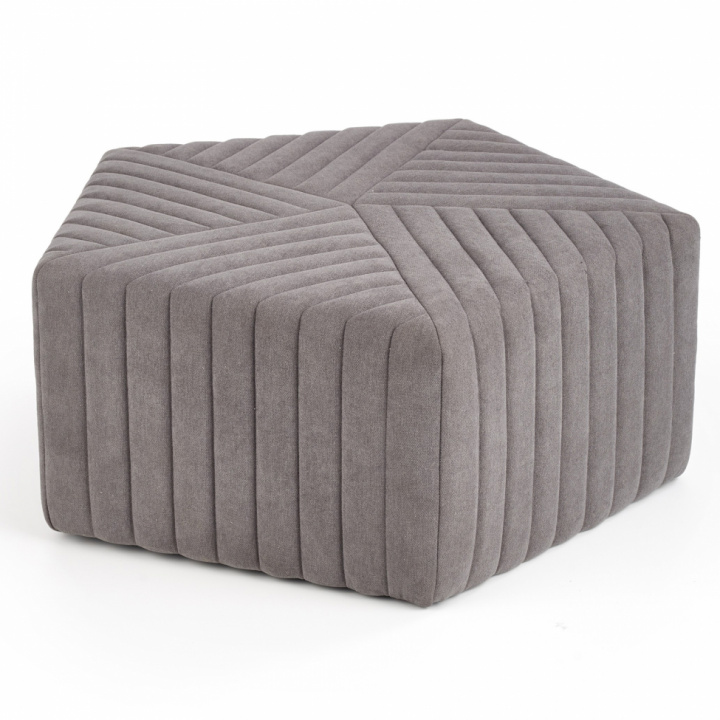 Puf \'Hexa\' M - Gris en el grupo Muebles / Sofás / Pufs y reposapiés con Reforma (2010001176275)