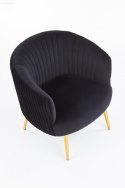 Sillón \'Terciopelo Negro\' - Negro