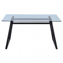 Mesa de comedor \'Herald\' 140x80cm - Negro