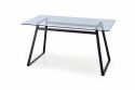 Mesa de comedor \'Herald\' 140x80cm - Negro