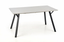 Mesa de comedor \'Barlog\' 140x80cm - Gris/Negro