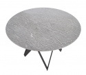Mesa de comedor \'Cruz\' Redonda 140cm - Gris/Negro
