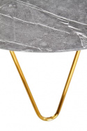 Mesa de comedor \'Bonello\' Redonda 120cm - Oro/Gris