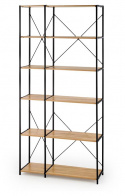 Estantería \'Matera\' - Roble/Negro
