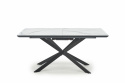 Mesa de comedor \'Diesel\' 160-200cm - Gris/mármol