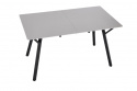 Mesa de comedor \'Viksten\' 140-180x80cm - Negro/Gris
