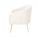 Sillón \'Lugnet\' - Crema/Natural