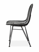 Silla de jardín \'Solis\' 2 - Ratán negro