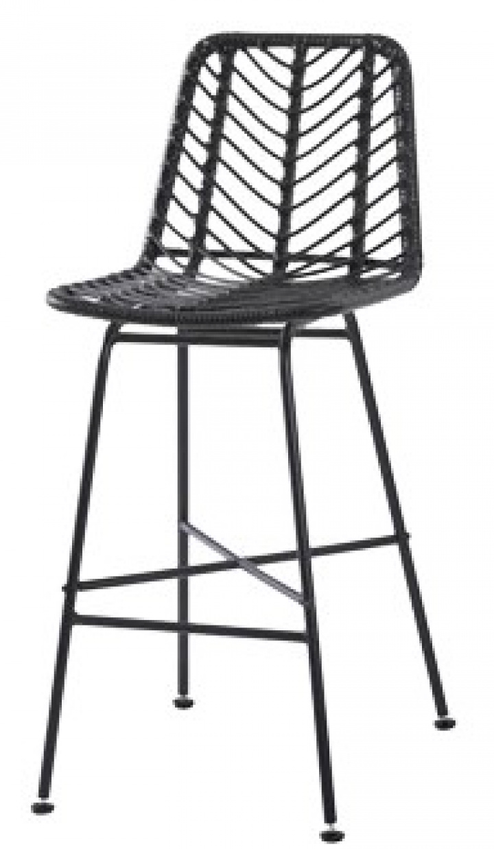 Taburete \'Varese\' - Negro en el grupo Muebles / Muebles para sentarse / Taburetes de bar con Reforma (2010001190813)