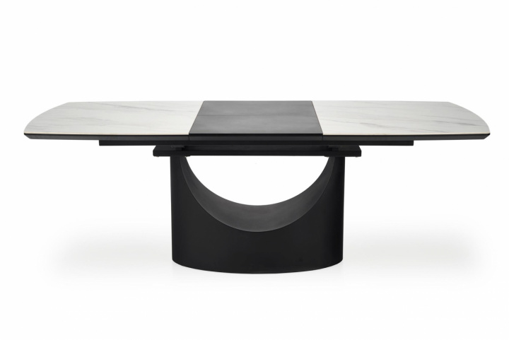 Mesa \'Osman\' 160-220cm - Blanca/negra en el grupo Muebles / Mesas / Mesa de comedor con Reforma (2010001196723)