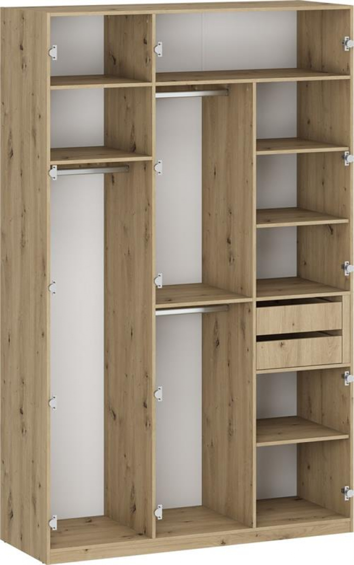 Armario modular \'Flex\' - Roble artesanal en el grupo Muebles / Estantes y almacenamiento / Armarios y aparadores con Reforma (2010001197058)