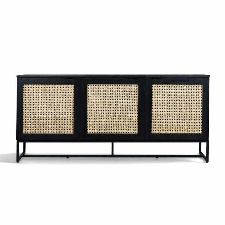 Aparador \'Sailor\' - Negro/Natural en el grupo Muebles / Estantes y almacenamiento / Buffets con Reforma (20117-3)