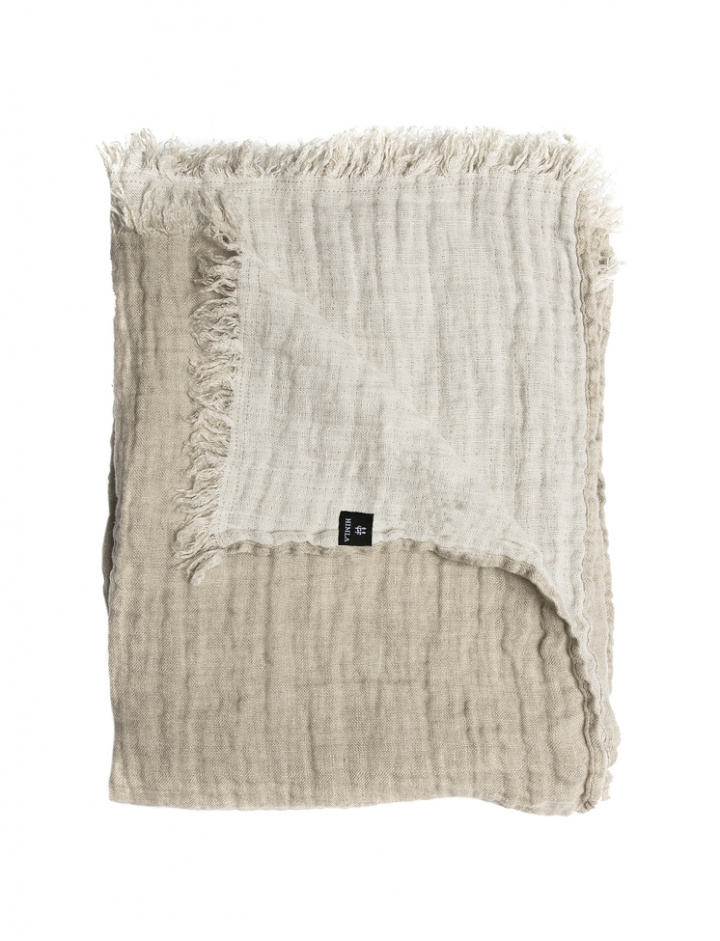 Manta \'Hannelin\' 130x170 - Natural en el grupo Decoración / Textiles / Mantas y cobijas con Reforma (20691721-02)