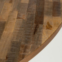 Mesa de comedor \'Mo\' Redonda 110cm - Teak/Acero