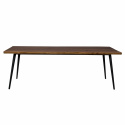Mesa de comedor \'Alagon\' 220x90cm - Marrón 