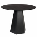 Mesa de comedor \'Pilar\' Redonda 100cm - Negro