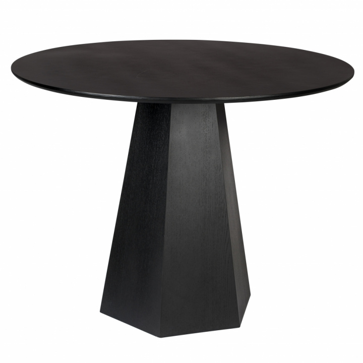 Mesa de comedor \'Pilar\' Redonda 100cm - Negro en el grupo Muebles / Mesas / Mesas de comedor redondas con Reforma (2100109)