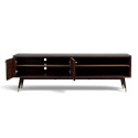 Mueble de TV \'Prime\' - Nogal/Latón