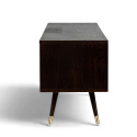 Mueble de TV \'Prime\' - Nogal/Latón