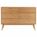 Cómoda \'Prime\' 6 cajones - Roble
