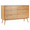 Cómoda \'Prime\' 6 cajones - Roble
