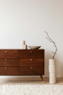 Cómoda \'Prime\' 6 cajones - Nogal/Latón