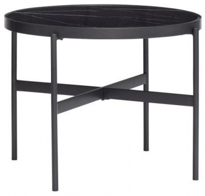 Mesa redonda \'Norm\' - Metal/vidrio ÿ57cm en el grupo Muebles / Mesas con Reforma (21107)