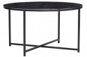 Mesa de café \'Norm\' - Negro/Mármol/vidrio