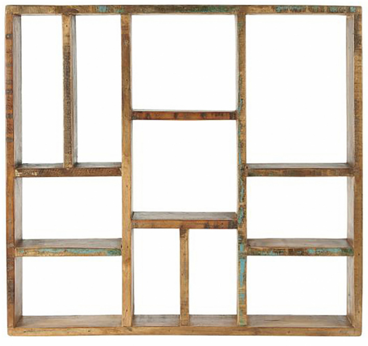 Estante de pared \'Unique\' - Madera reciclada/Vintage en el grupo Muebles / Estantes y almacenamiento / Estantes de pared con Reforma (2113-00)